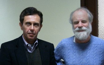 With Saul Kripke, 1999